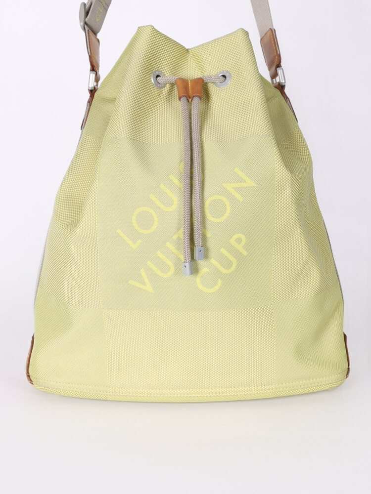 Louis Vuitton LV Cup Lime Green Damier Geant Volunteer Noe Drawstring  Bucket 920lv90