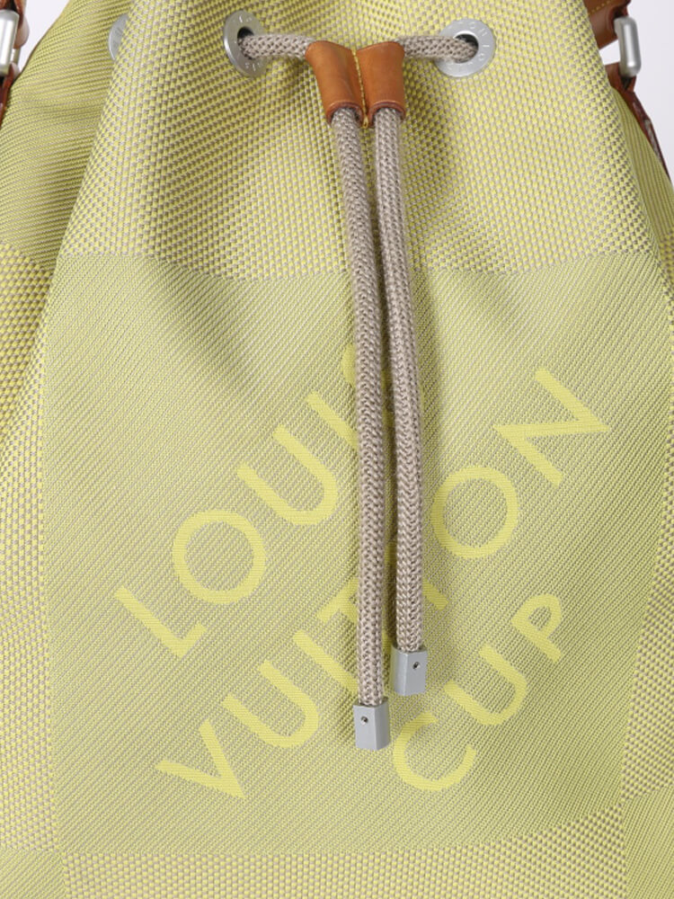 Louis Vuitton LV Cup Lime Green Damier Geant Volunteer Noe Drawstring Bucket