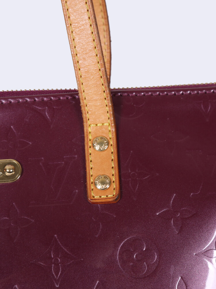Louis Vuitton Purple Monogram Vernis Summit Drive Leather Patent leather  ref.940862 - Joli Closet