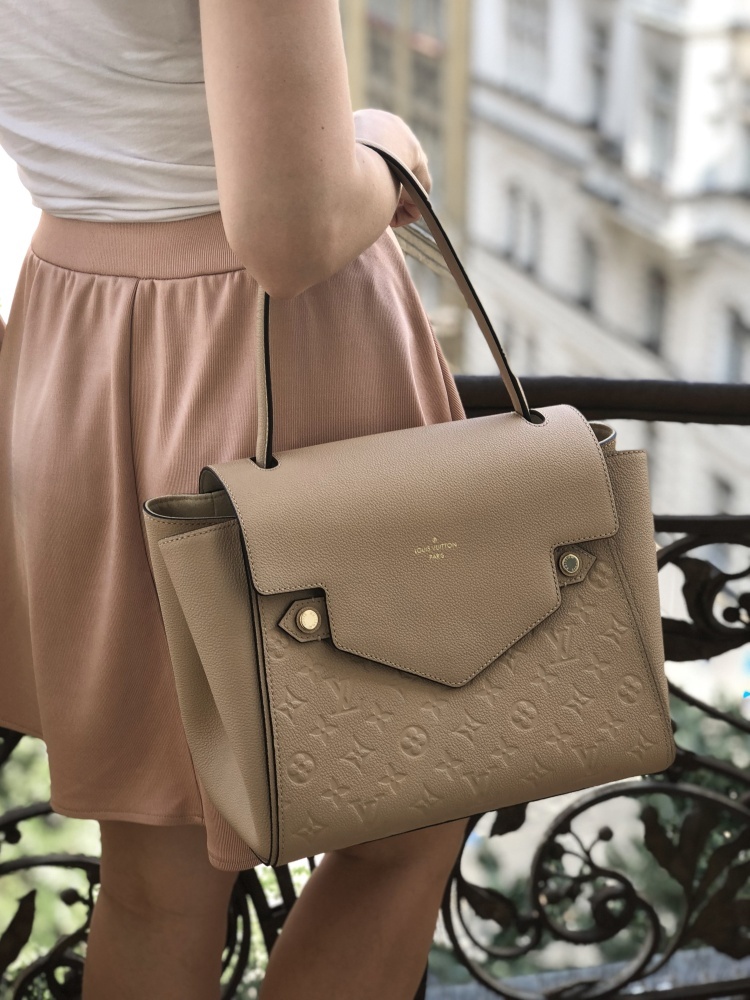 Bags, Louis Vuitton Trocadero Empreinte Leather Dune