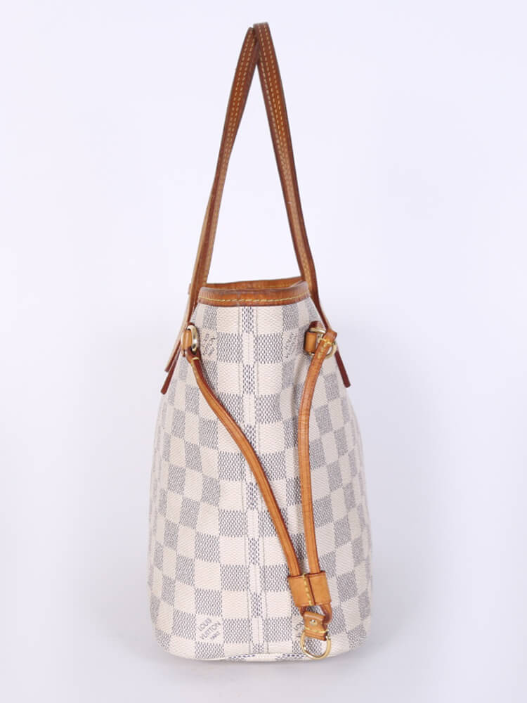 neverfull pm damier azur