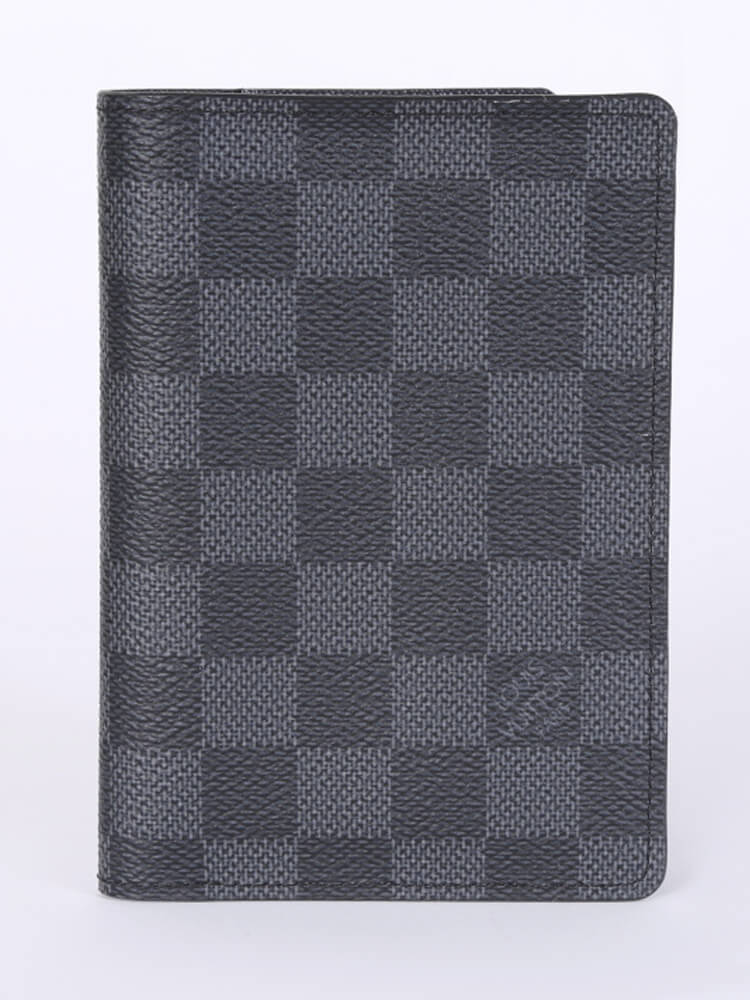 Louis Vuitton Damier Ebene Canvas Passport Cover - LabelCentric
