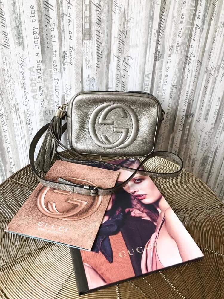 Gucci Soho Leather Disco Bag Metallic Gold www.luxurybags.eu