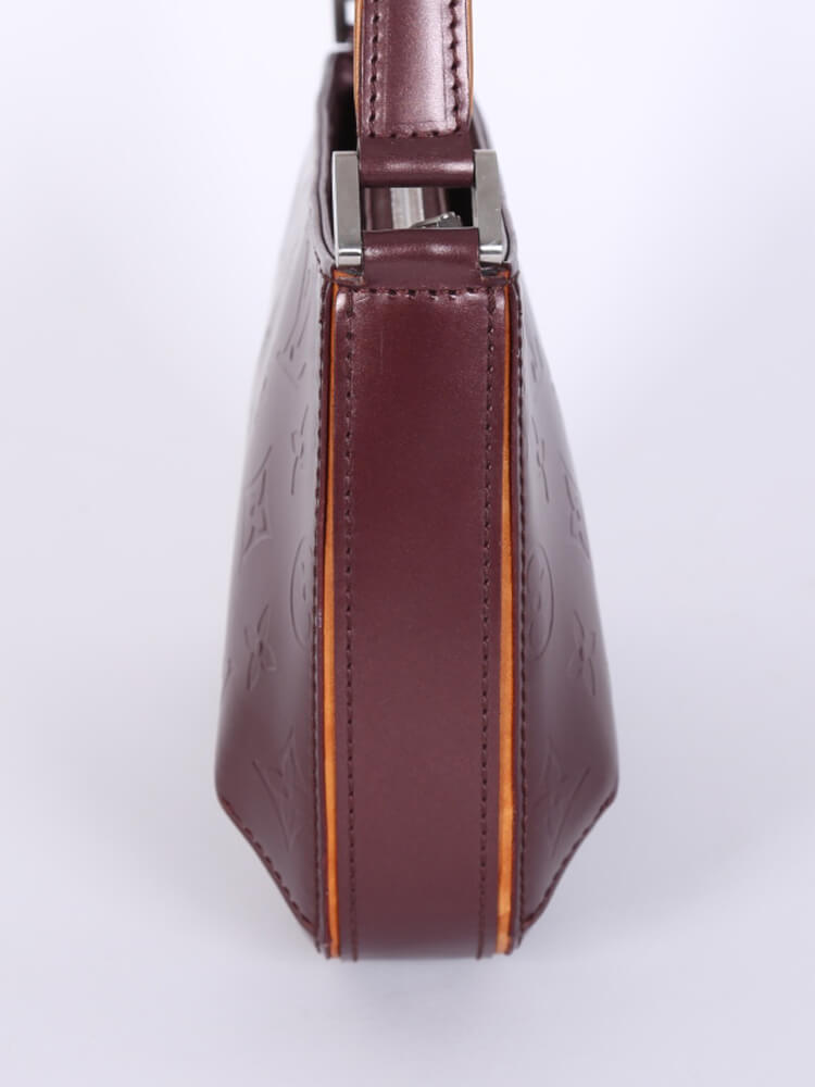 Louis Vuitton Burgundy Monogram Mat Fowler Bag