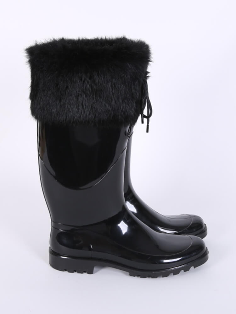 burberry fur boots