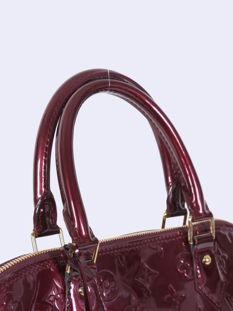Louis Vuitton LV Alma vernis new Metallic Leather ref.234578 - Joli Closet