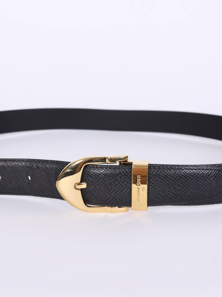 Buy Louis Vuitton Centure Pont Neuf 35MM Taiga Leather Belt Black BC0233  M0000 100/40 Black from Japan - Buy authentic Plus exclusive items from  Japan