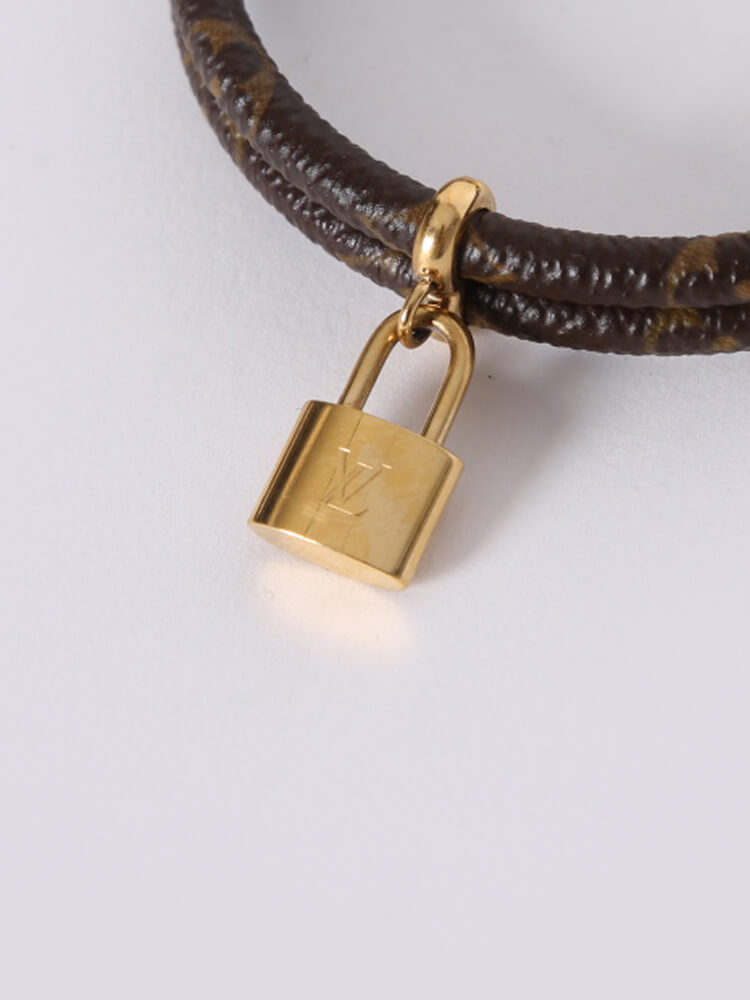 Louis Vuitton Brown Monogram Canvas Keep It Twice Bracelet at