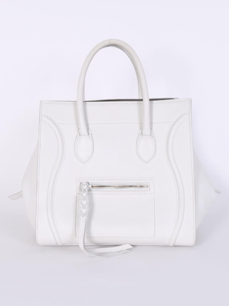 Celine White Small Cabas Phantom Bag — Wear It's At