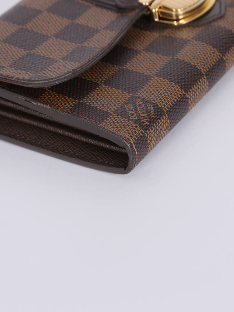Sistina cloth wallet Louis Vuitton Brown in Cloth - 12259245