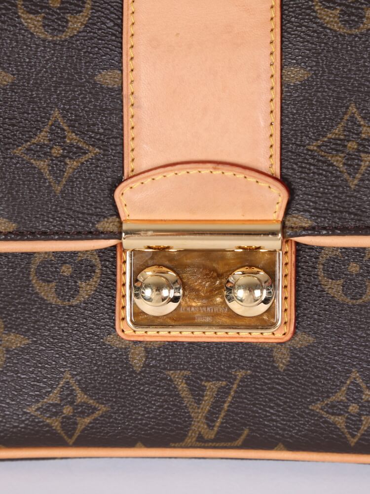 Louis Vuitton Sofia Coppola Slim Clutch Leather Gold 1863998