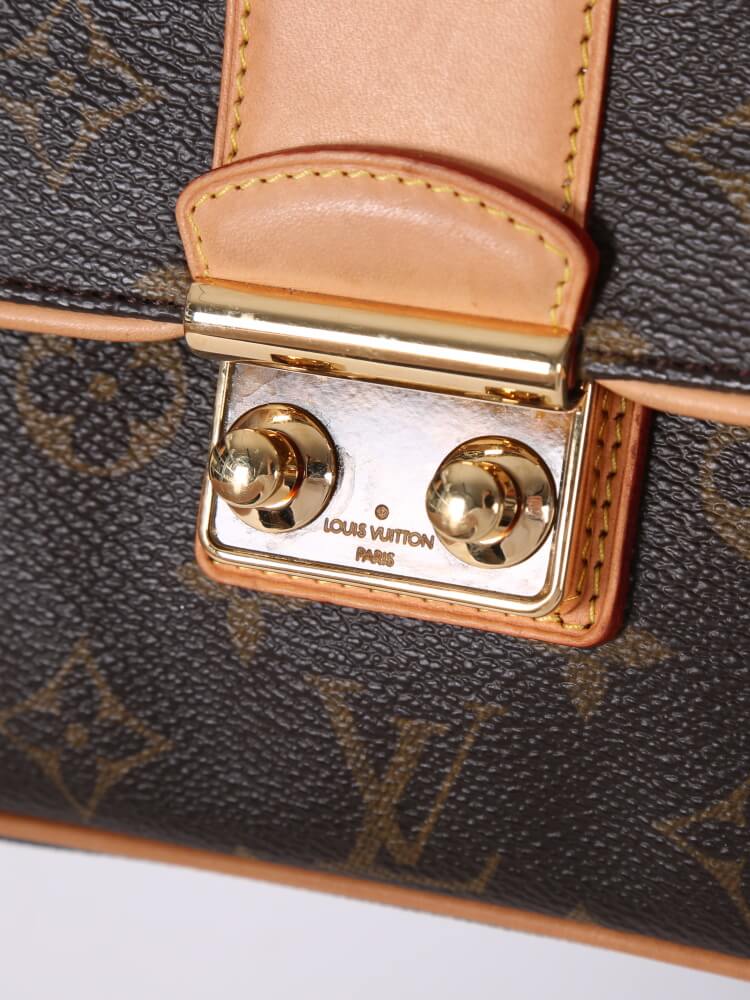 Louis Vuitton Sofia Coppola Slim Clutch Leather Gold 1863998