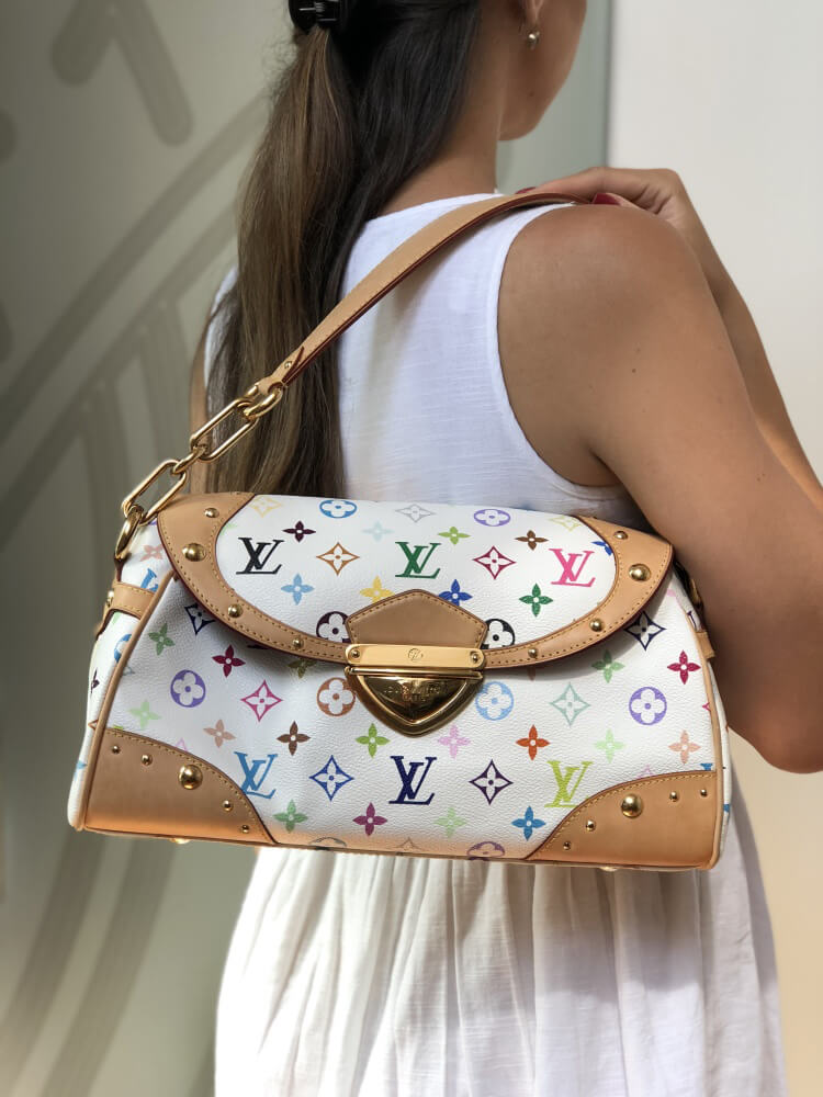 Louis Vuitton Multicolore Beverly MM Shoulder Bag - LabelCentric