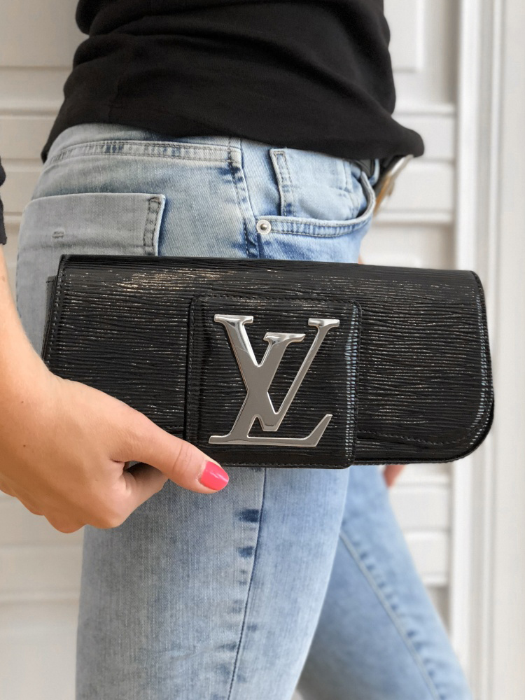 Louis Vuitton - Sobe Clutch Epi Electric Leather Noir