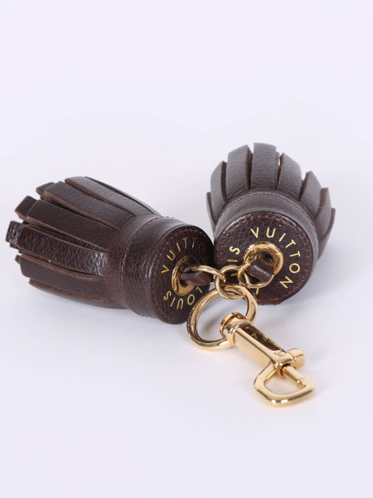 Tassel leather bag charm Louis Vuitton Other in Leather - 11052433