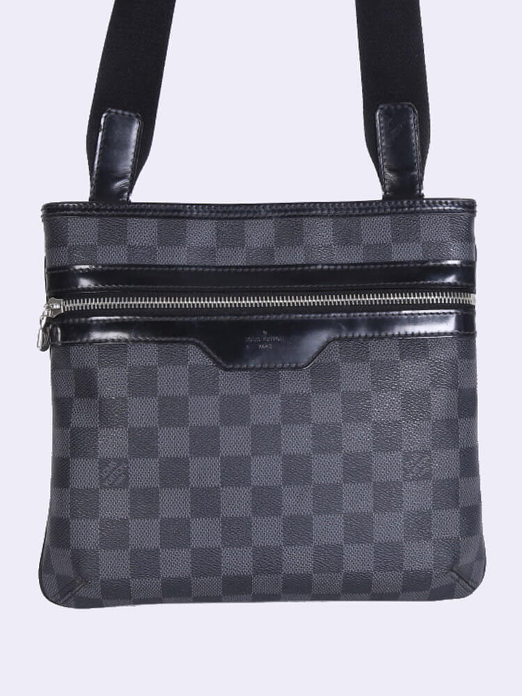 Louis Vuitton Gray Damier Graphite Coated Canvas Thomas Bag Silver Hardware, 2009