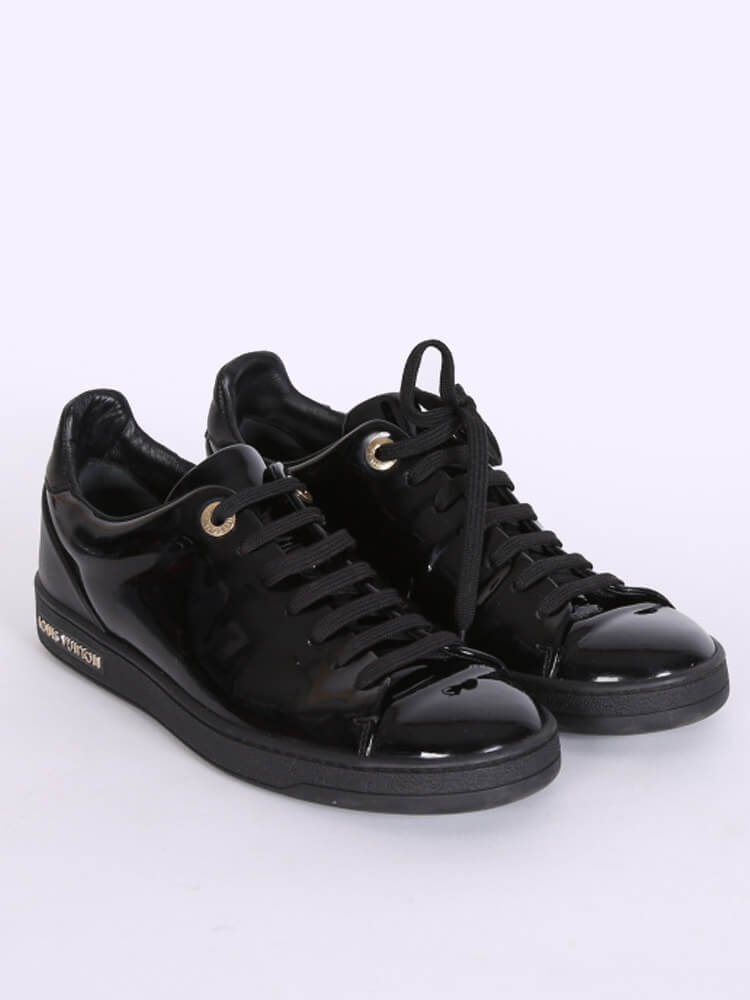Louis Vuitton 1ABP92 FRONTROW Sneaker , Black, 35