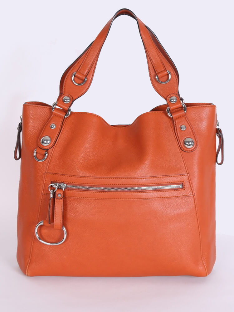 SNEAK PEEK 081223 Preloved GUCCI Orange Leather and White GG