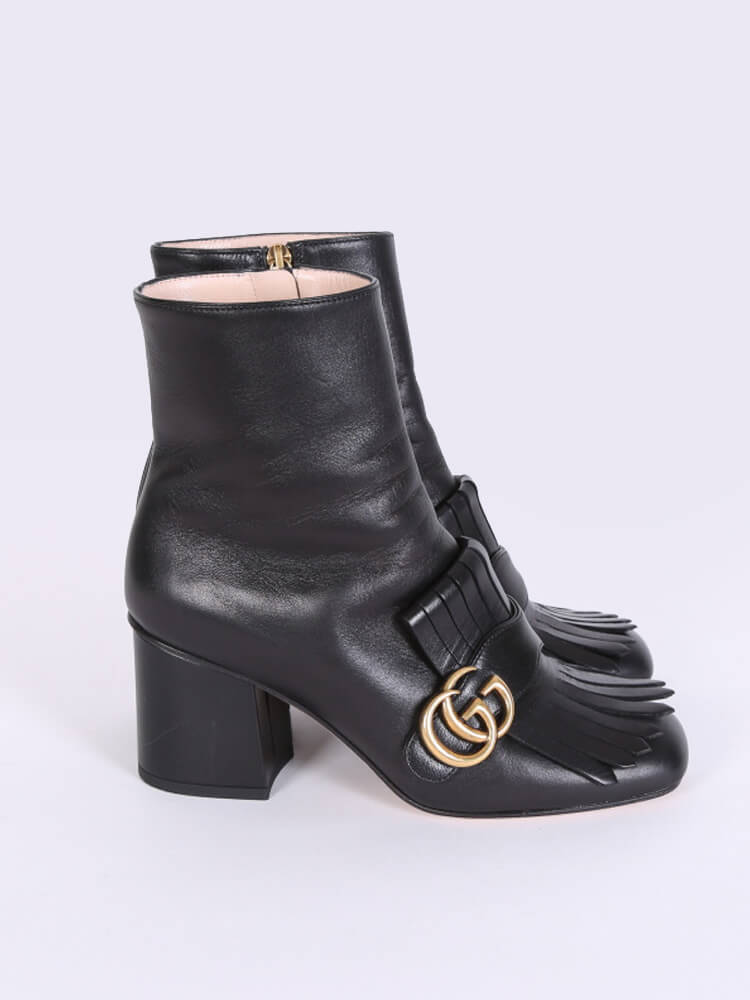 Gucci marmont clearance booties