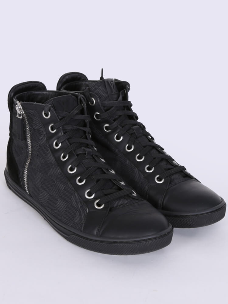 Louis Vuitton Damier Graphite high top sneaker – Uptown Cheapskate