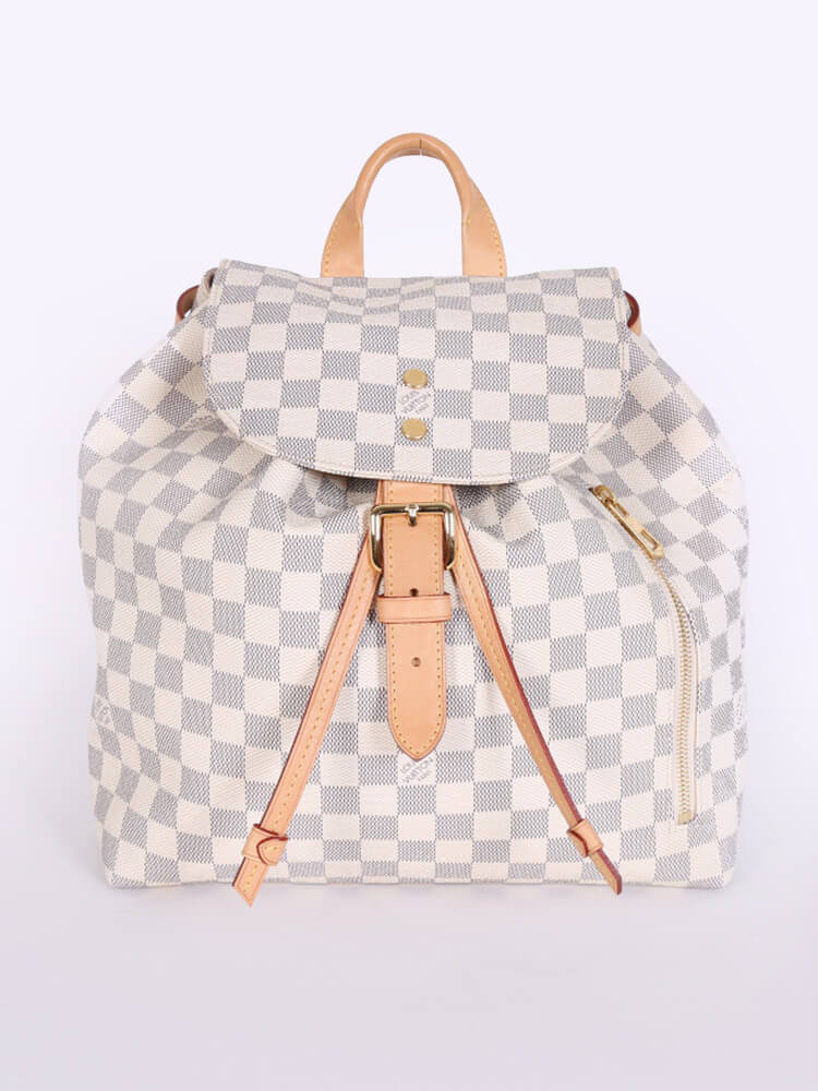 Louis Vuitton Damier Azur Canvas Sperone Backpack, myGemma