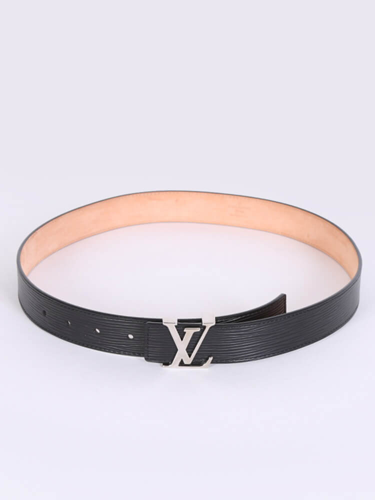 Louis Vuitton Belt M9553 LV LOGO IN BLACK EPI LEATHER 85 CM