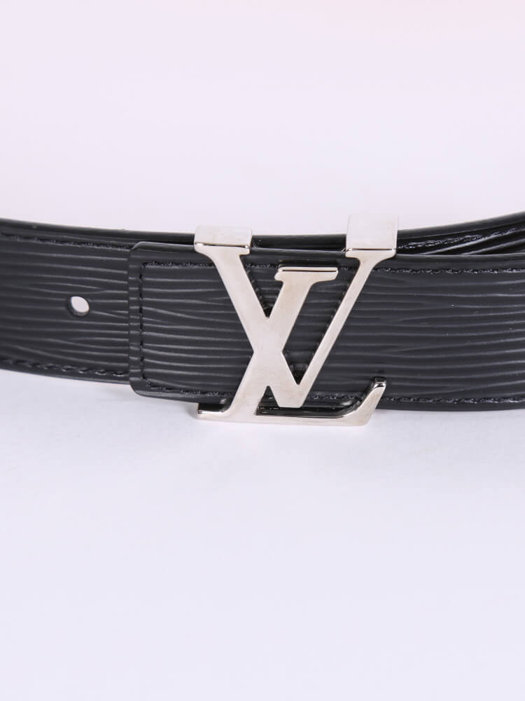 Louis Vuitton Belt M9553 LV LOGO IN BLACK EPI LEATHER 85 CM