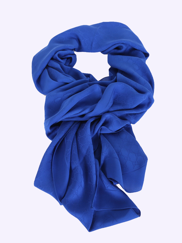 royal blue gucci scarf