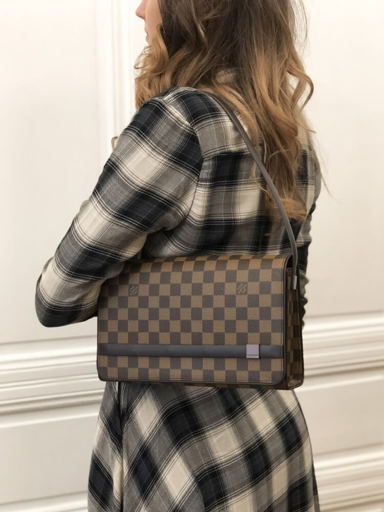 Louis Vuitton Damier Ebene Tribeca Long Bag