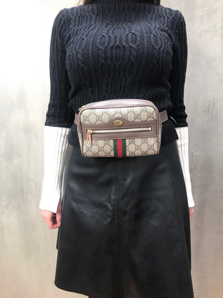 Gucci GG Supreme Ophidia Small Belt Bag - Size 34 / 85 (SHF-aXoika) – LuxeDH