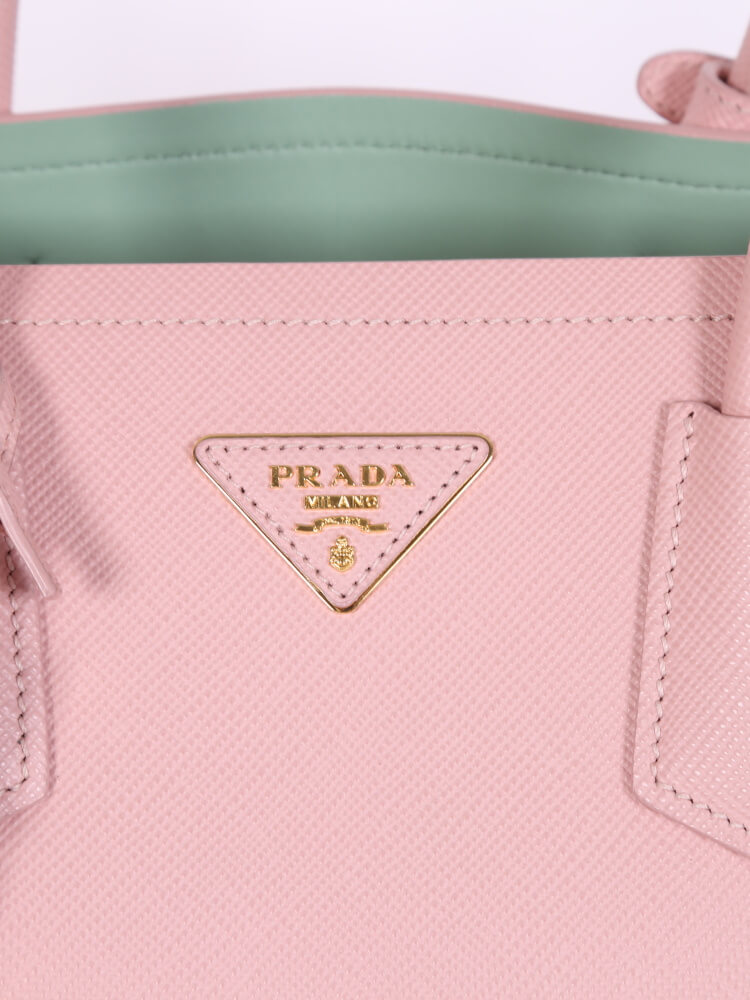 AUTHENTIC PRADA Contenitori Piatti Pink Orchidea Saffiano Small