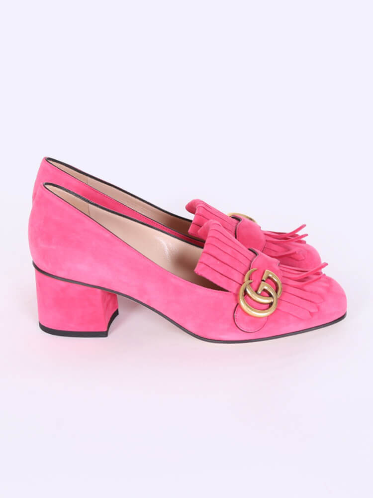 Gucci marmont pink on sale shoes