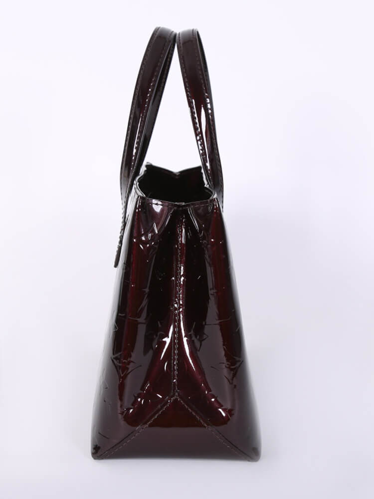 Louis+Vuitton+Wilshire+Tote+PM+Amarante+Leather+Monogram for sale online