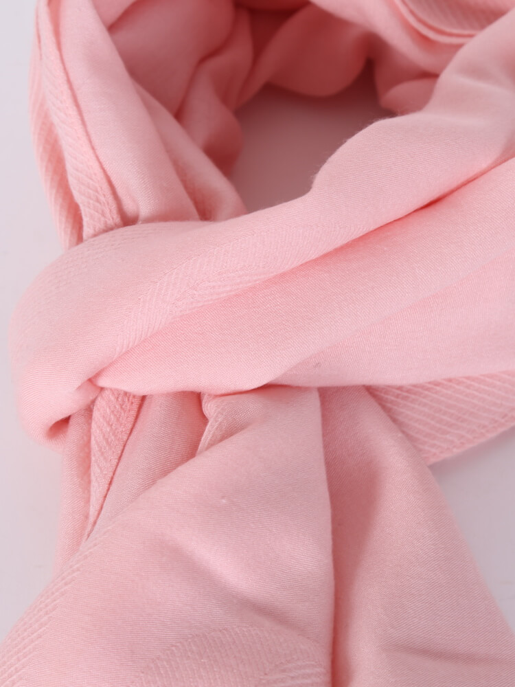 Louis Vuitton - Monogram Cashmere Silk Shawl Light Pink