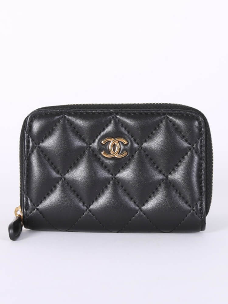 chanel coin purse lambskin