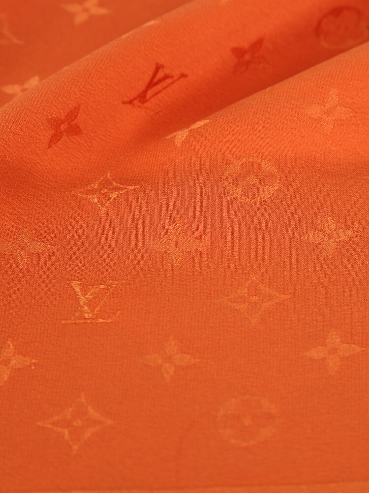 Louis Vuitton - Monaco Silk Carré Scarf Orange