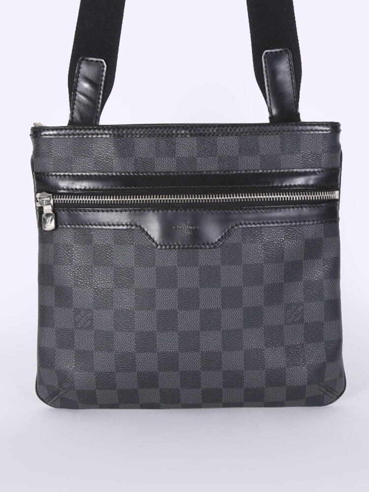 Louis Vuitton Gray Damier Graphite Coated Canvas Thomas Bag Silver Hardware, 2009