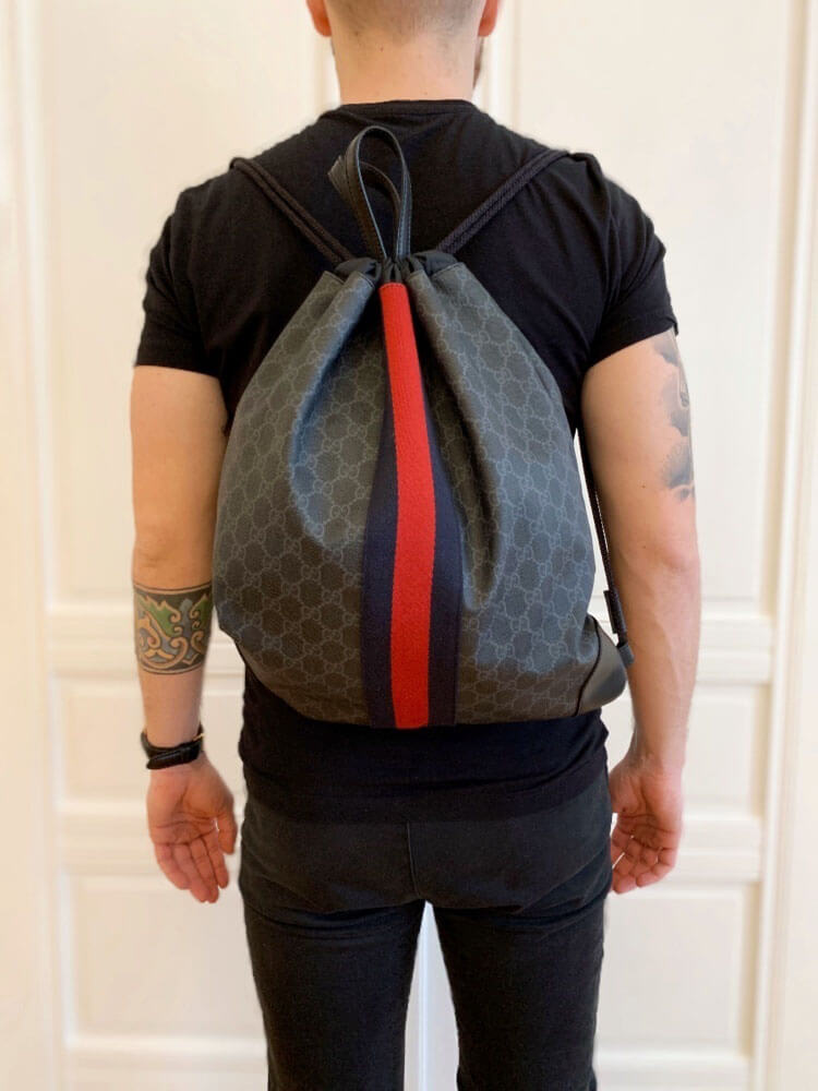 Gg supreme drawstring backpack online