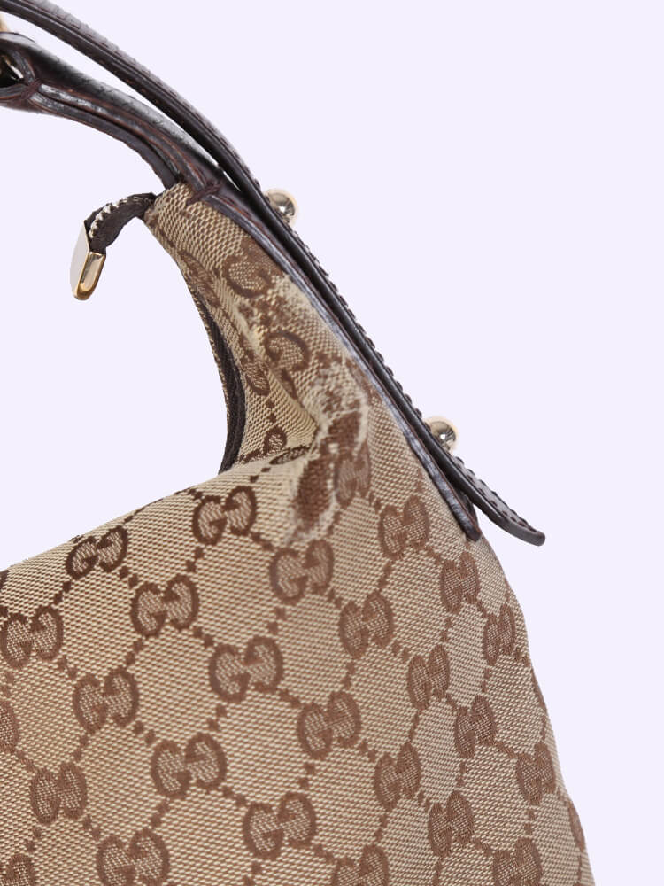 Gucci GG Canvas Medium Horsebit Hobo - Neutrals Hobos, Handbags -  GUC1189679