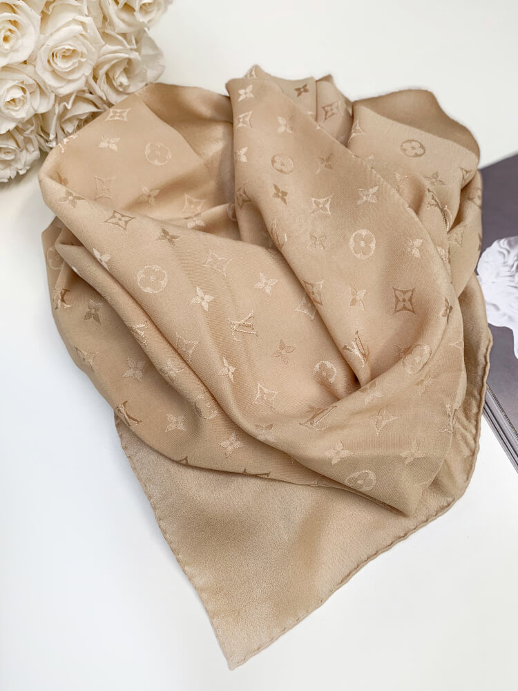 Louis Vuitton - Monaco Golden Silk Scarf