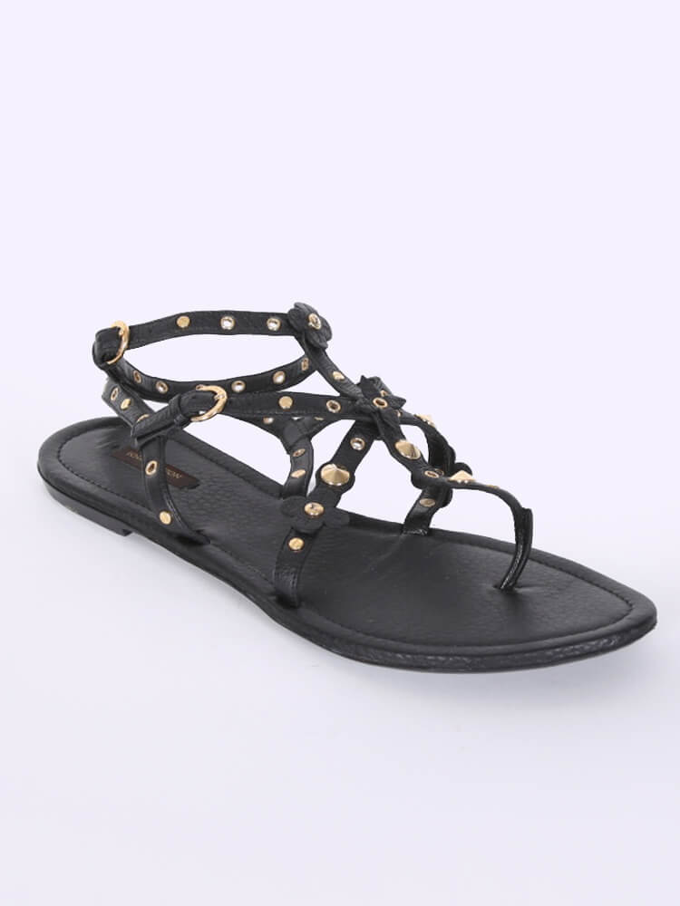 Louis vuitton deals studded sandals