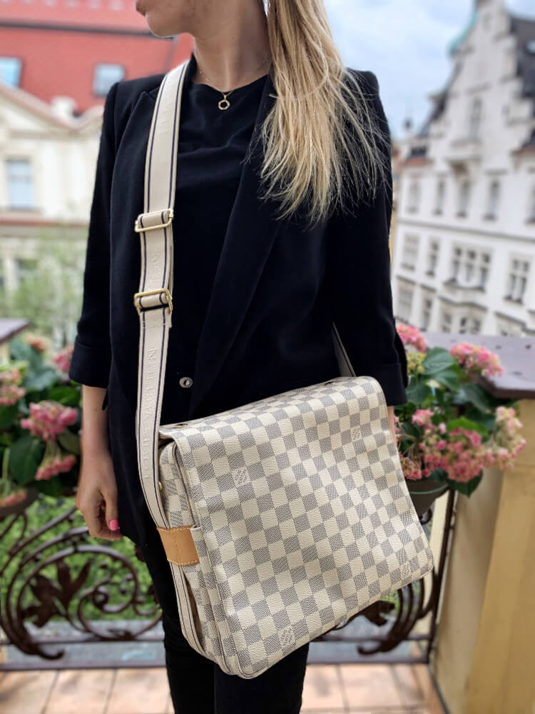 Louis Vuitton Naviglio Monogram Canvas Crossbody Bag on SALE