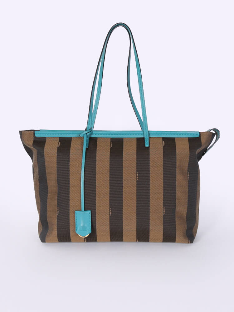 fendi pequin striped tote