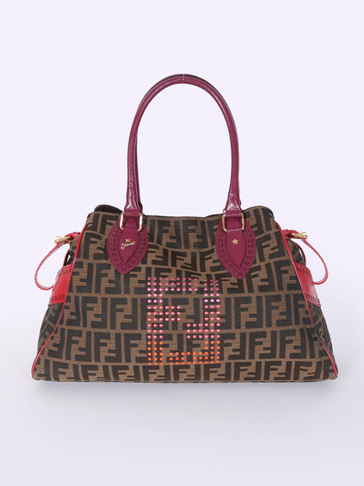 Fendi Zucca Handbag (SHG-15ciiU) – LuxeDH