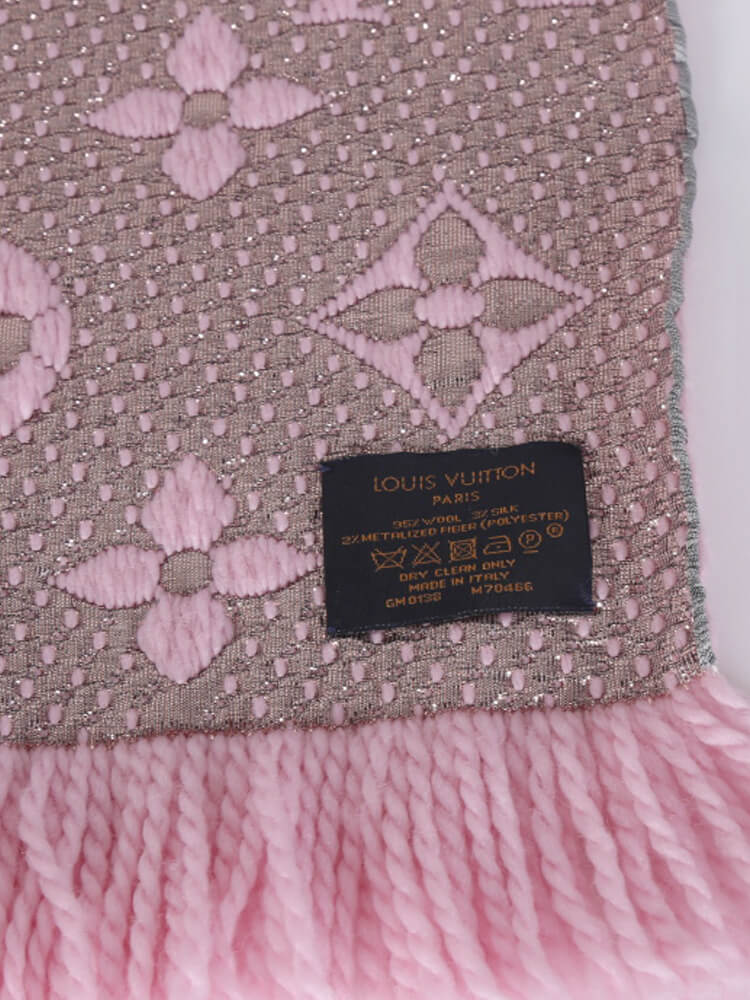 Louis Vuitton Schal Logomania Rosa