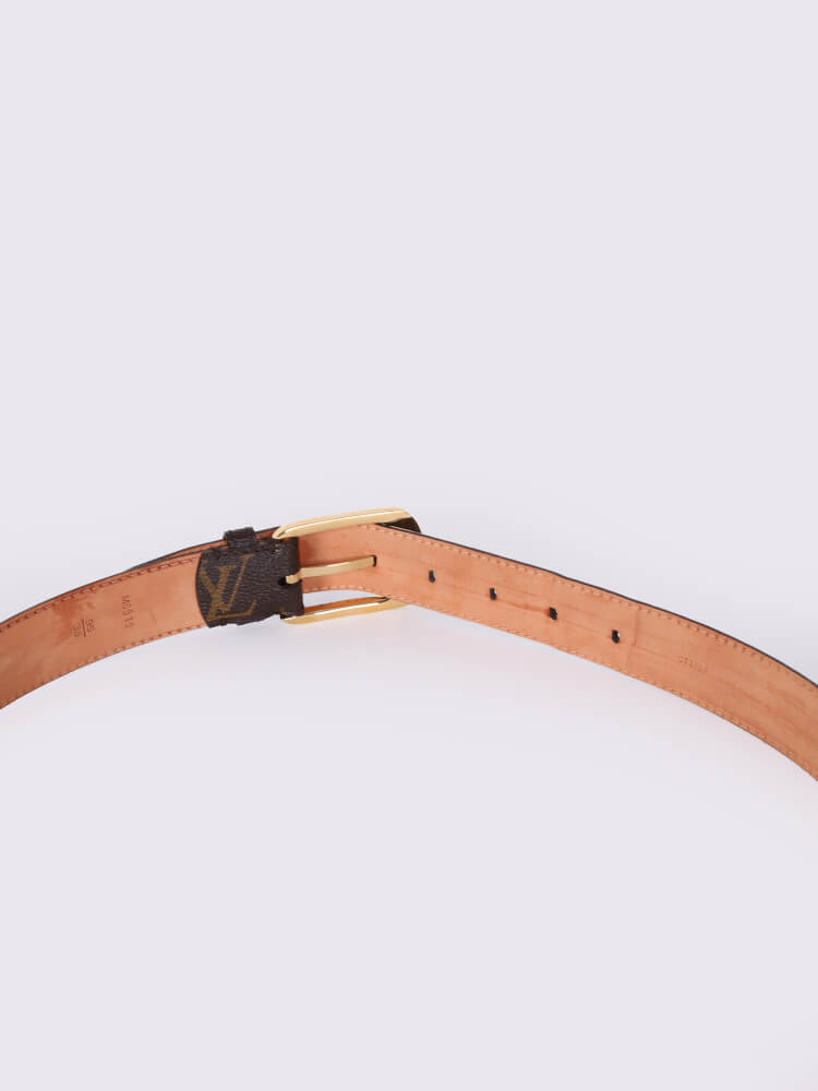 Louis Vuitton Monogram Canvas Ellipse Belt Size 95/38 - Yoogi's Closet