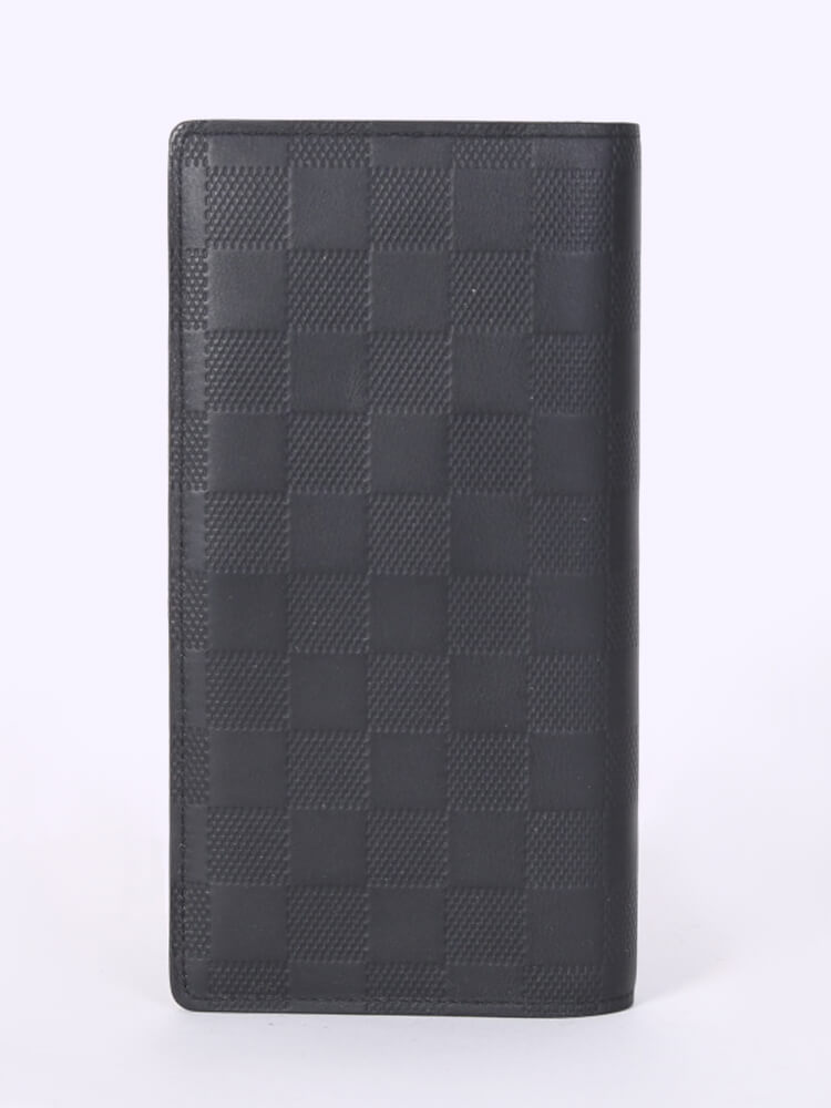 LOUIS VUITTON Brazza Wallet Onyx Damier Infini