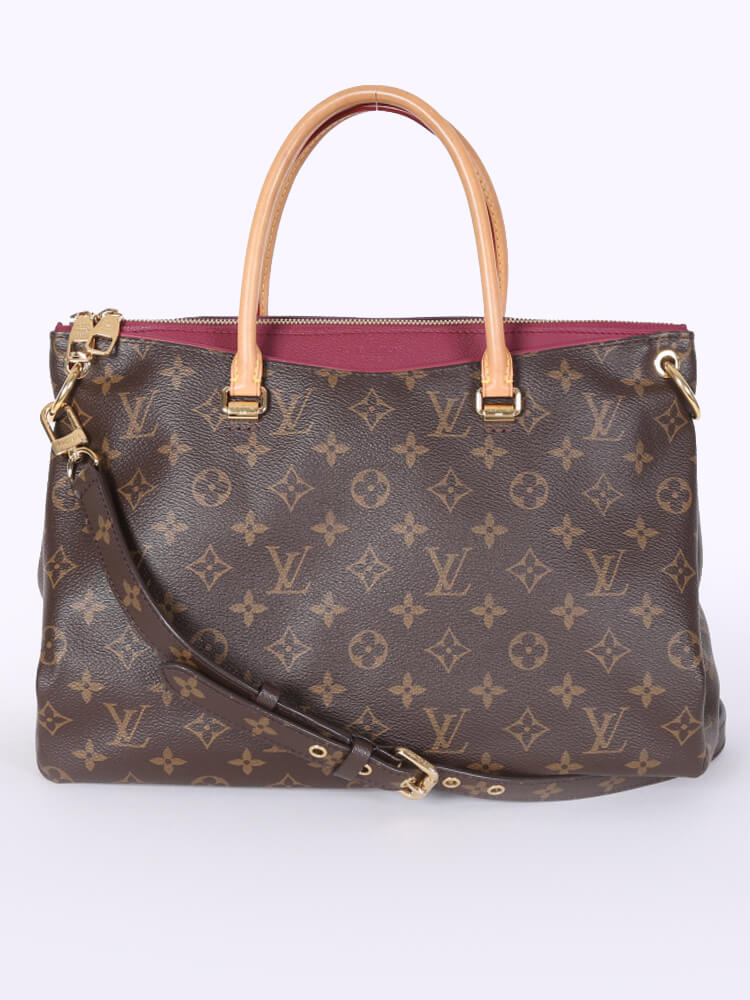 Louis Vuitton Grape Monogram Canvas Pallas MM Bag Louis Vuitton