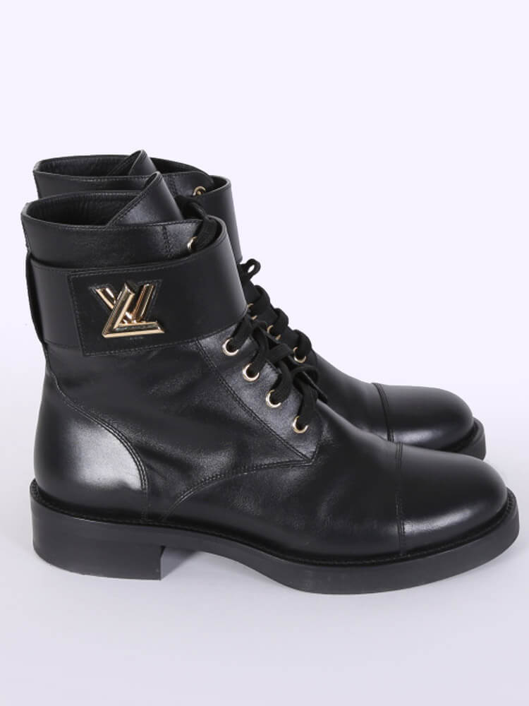 Louis Vuitton - Wonderland Monogram Ranger Boots Noir 39