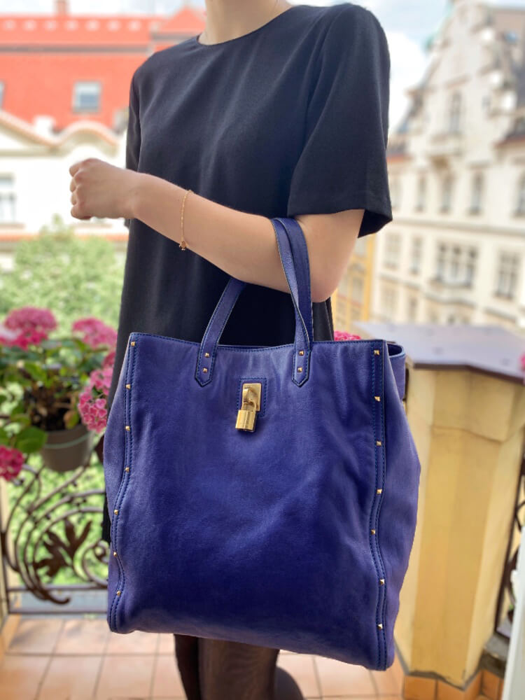 royal blue marc jacobs bag